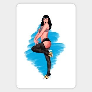 Bettie Page Sticker